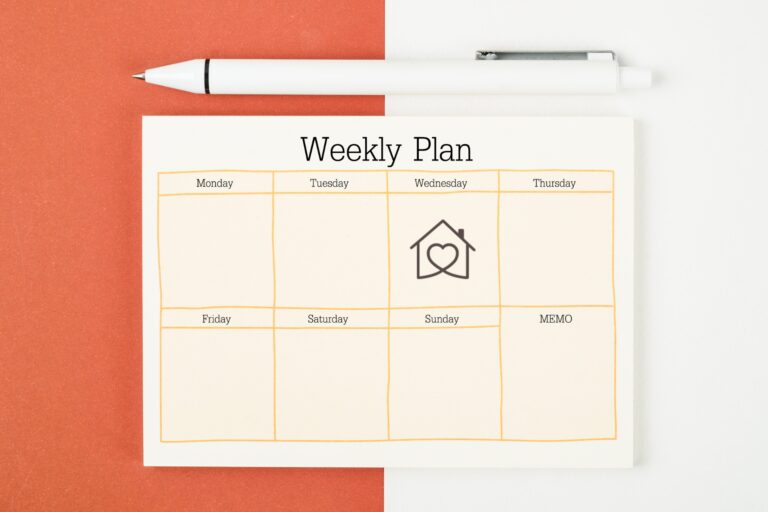 Weekly plan